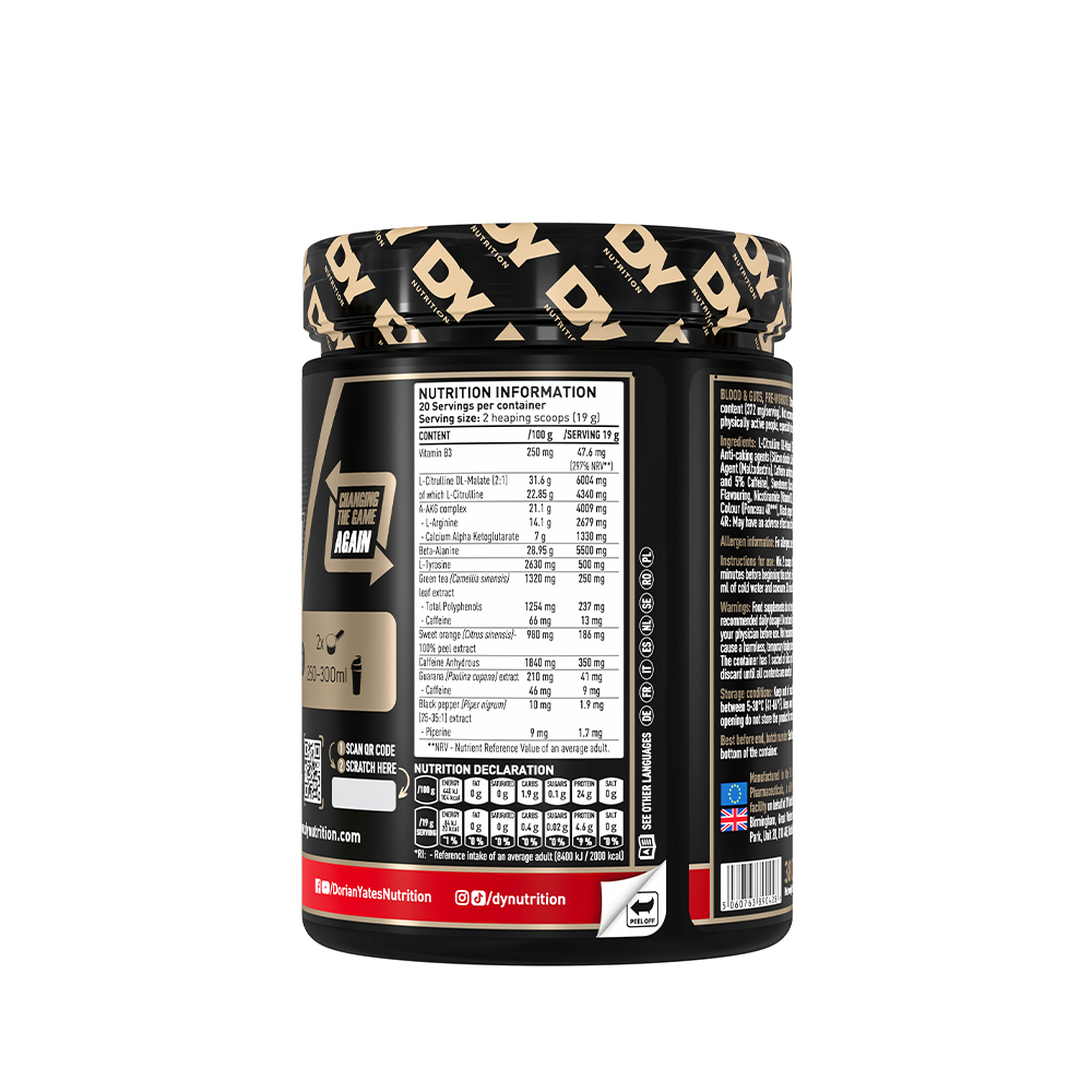 Blood &amp; Guts Pre-Workout - 20 Servings